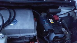 Ниссан Лиф Nissan Leaf зарядка зимой, прогрев салона от таймера.