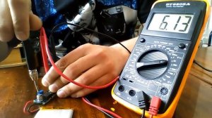 Зарядка из преобразователя и АКБ