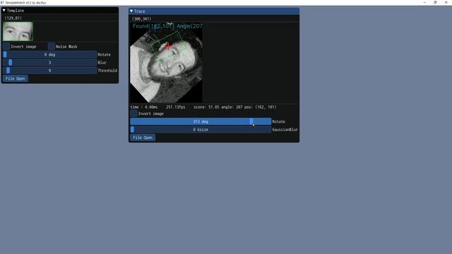 Great OpenCV Template matching the final with Noise images