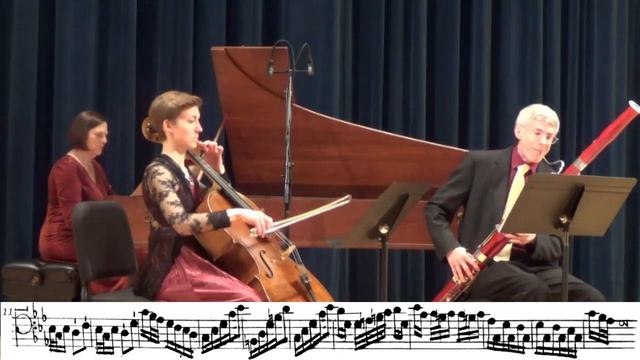 Performance of Telemann's F Dorian (F Minor) Sonata, 3rd and 4th movements смотреть онлайн