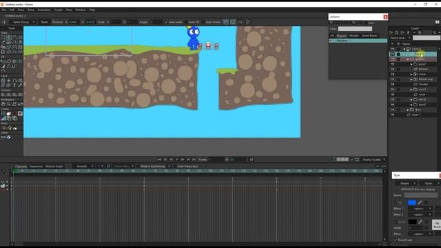 Как анимировать в Moho как сделать воду смотреть онлайн
