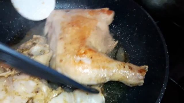 Как жарить окорочок сковородка гранитная крошка