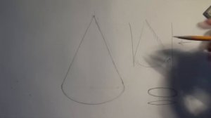 Как нарисовать конус / How to draw cone
