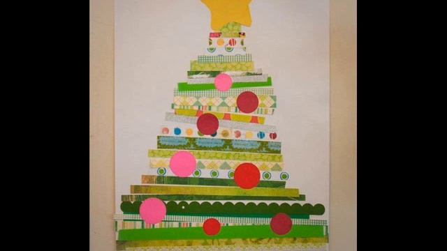 МК - новогодняя аппликация для деток ////// Christmas applique for kids