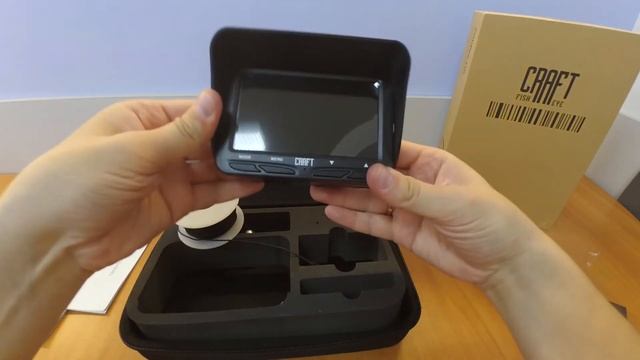 Обзор и распаковка видеокамеры для рыбалки Craft Fisheye 110