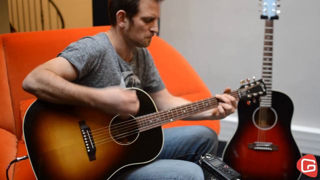 Test guitare Gibson Slash J45 смотреть онлайн