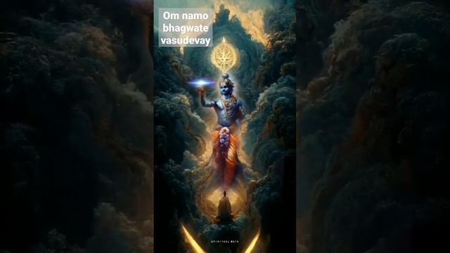 "Om namo bhagwate vasudevay" #viral #shortfeed #trending #vishnu #mantra #shorts