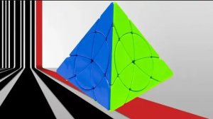 Как собрать Петал Пираминкс Новое решение, New solution Petal Pyraminx how to solve, crazy пирамида