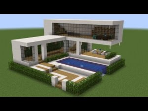 Майнкрафт - Как построить современный дом 83. Minecraft