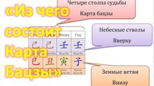 Из чего состоит карта Бацзы