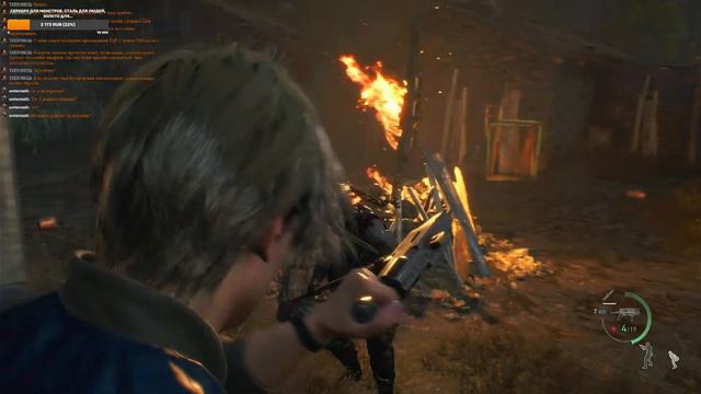 Resident Evil 4 Remake прохождение [100%;Хардкор;PS4Pro] все DLC Ч5:"Эшли, Леон и армия лас-плагос!