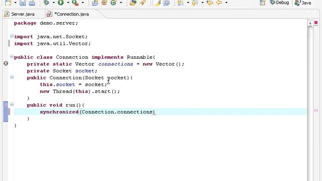 Java TCP Server смотреть онлайн