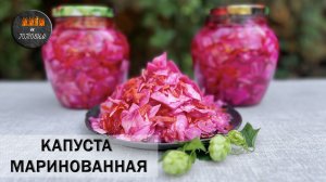 КАПУСТА МАРИНОВАННАЯ, ХРУСТЯЩАЯ, ОСТРЕНЬКАЯ, ЗАКУСОЧНАЯ!