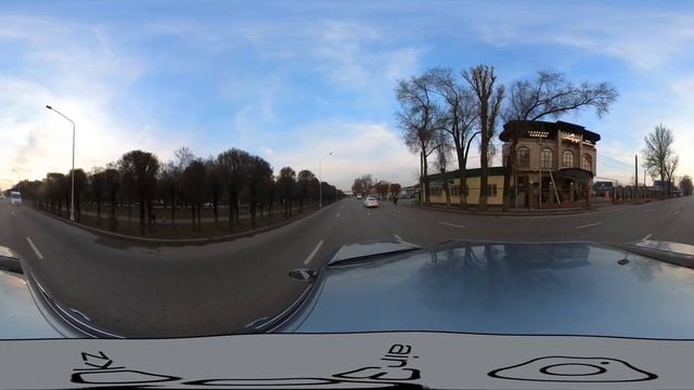 Алматы. Улица Майлина. ? 360° видео с пространственным звуком (Insta360 ONE X2) смотреть онлайн