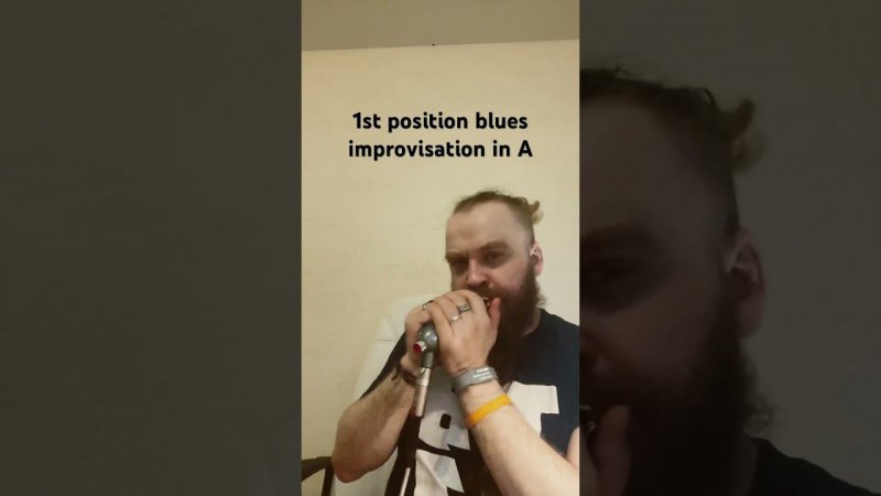 1st position blues improvisation in A