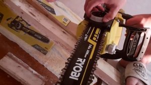 Аккумуляторная цепная пила Ryobi MAX POWER - подробный обзор, все плюсы и минусы.