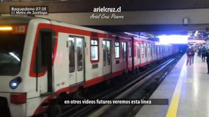 IMPRESIONANTE FRECUENCIA METRO DE SANTIAGO con sistema CBTC | Línea 1 Hora Punta Mañana