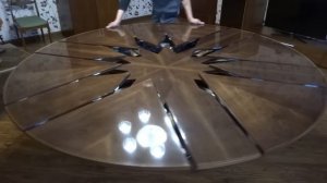 Круглый раздвижной стол
