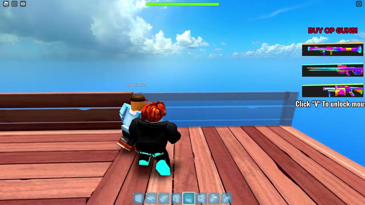 Roblox постройка дома который придумал Миша!