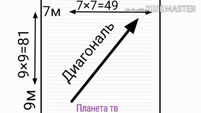 Как найти диагональ... Диагональни топиш смотреть онлайн