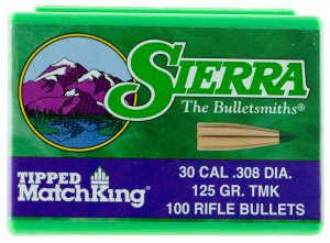 Пуля Sierra Tipped MatchKing .30т125gr/8,1грамм TMK, арт.7725 ВС-0,332
