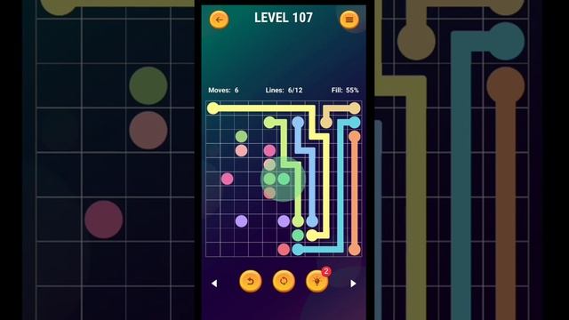 Connect the dots - Line puzzle game Expert level 107 #shorts