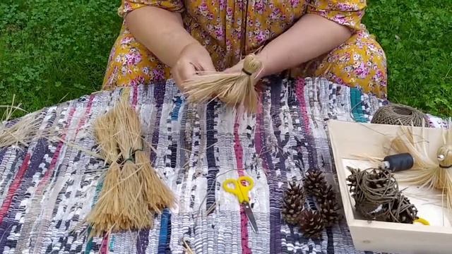 Птичка из лыка. Мастер-класс