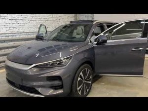 Проверка автомобиля из Китая BYD Tang EV 2022 года выпуска с пробегом 9000 км