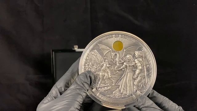 UNBOXING | 2020 The Witcher Sword of Destiny 1 kilo Silver Antiqued High-Relief Coin смотреть онлайн