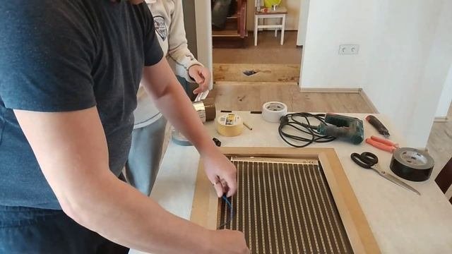Инфракрасное отопление/ картина обогреватель/ Infrarotheizungbild Selbermachen