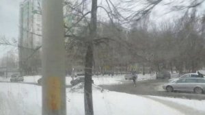 Поездка на трамвае 71-605 (КТМ-5М3) № 0111 по 10 маршруту в Набережных Челнах. (20.03.2021)