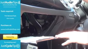 Radio Removal Honda Jazz (Fit) (2008-2013) | JustAudioTips
