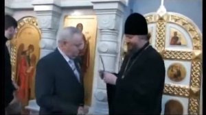 Вручение Валерию Валентиновичу Кустову награды Русской православной церкви
