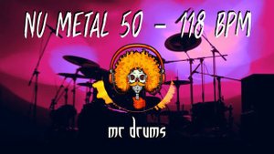 Nu Metal 50 - 118 BPM | Backing Drums | Only Drums