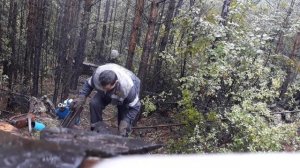 Огромная железяка в лесу.Металлокоп, поиск железа, рама трактора, сани. Режем бензорезом