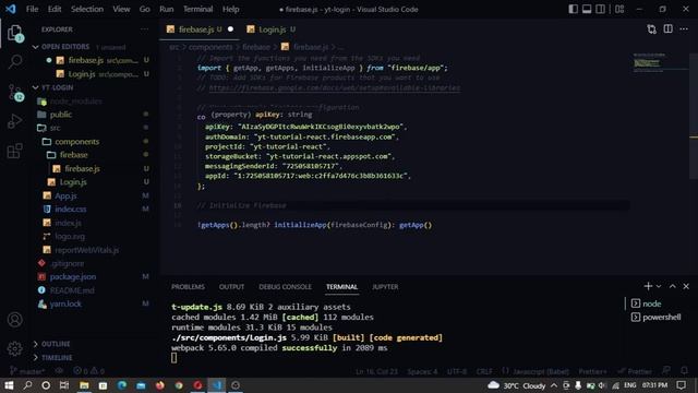 ? ReactJs | SINHALA | 2022 | Firebase 9 | Styled-Components | Log in Page Design | Part 02