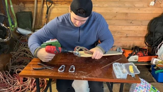 Лавочка для промышленного альпинизма.Делаю сам ручная работа#промышленныйальпинизм #промальп #Альп
