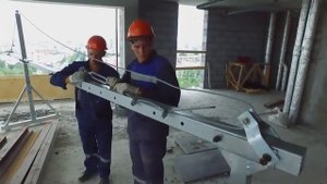 Монтаж/сборка фасадного подъемника (люльки)