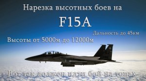 War thunder. Нарезка высотных(5000м+) боев на F15A#warthunder#XaJlTyPaTV