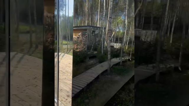 Дома с зеркальным фасадом 😨 #фасаддома  #загородныйдом