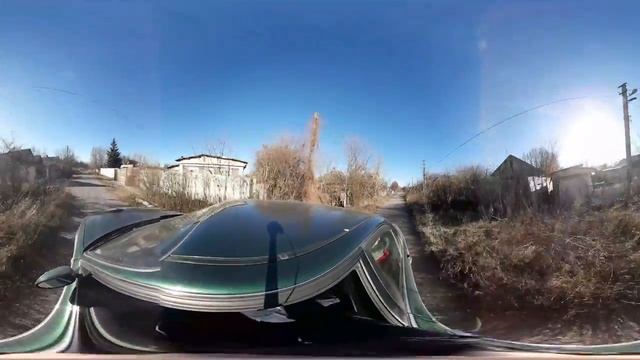 Съемка 360 градусов. Улицы вблизи Донецкого аэропорта. смотреть онлайн