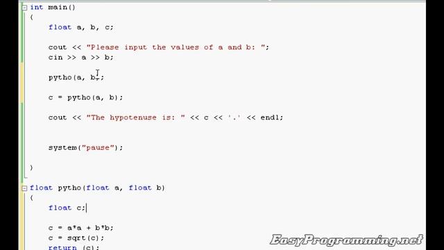 Easy Programming - Beginner C++ Tutorial - Value Returning Functions (18)