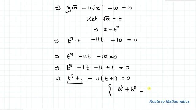 How to Evaluate x-sqrt(x) =? from the equation x sqrt(x)-11sqrt(x)=10 | Tricky Math Problem смотреть онлайн
