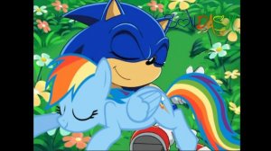 Rainbow dash x sonic (ч.о)