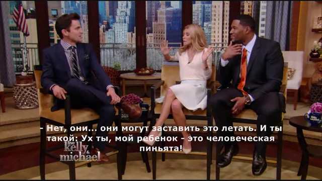 Matt Bomer Live with Kelly & Michael 17 01 2013 rus sub