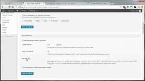 WordPress -  w3 total cache plugin setup