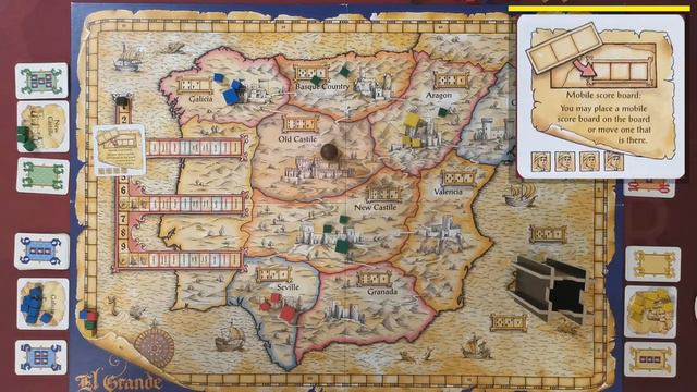 El Grande board game - How to play Video - Peaky Boardgamer