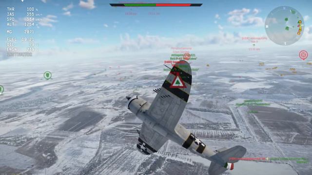 Aviones con Historia / Republic P-47D-25 "Thunderbolt" / War Thunder смотреть онлайн