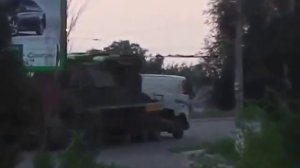 Хунта вывозит из г. Красноармейска ЗРК "Бук - М1" с одной отстреленной ракетой!