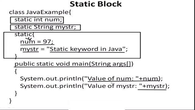Static Variables | Static Methods | Static Block in Java Programming